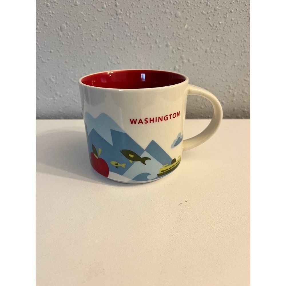 Starbucks YAH you are here cup Washington EE